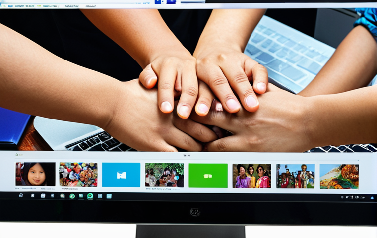 **Intriguing forum title:** A close-up shot of various Thai people's hands clicking on a brightly colored forum title on a computer screen, emphasizing curiosity and engagement. "Clickbait" style, but friendly and inviting.